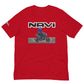 Blue Honda Navi Motorcycle rolling t-shirt