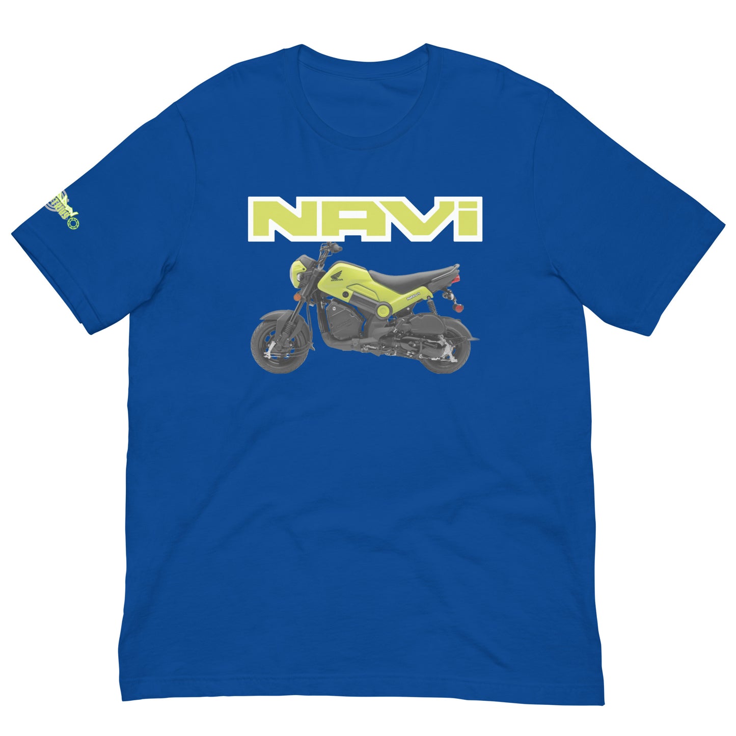 Grasshopper Green Honda Navi Motorcycle T-shirt